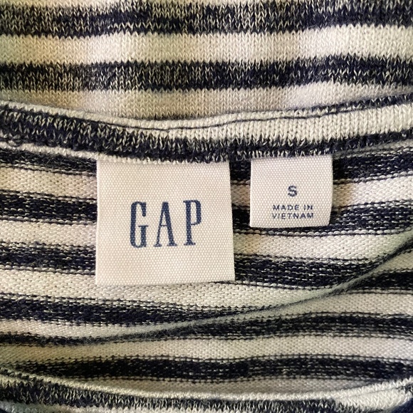 Women’s size small Gap navy and white striped comfy swing dress or T-shi… - Picture 4 of 7